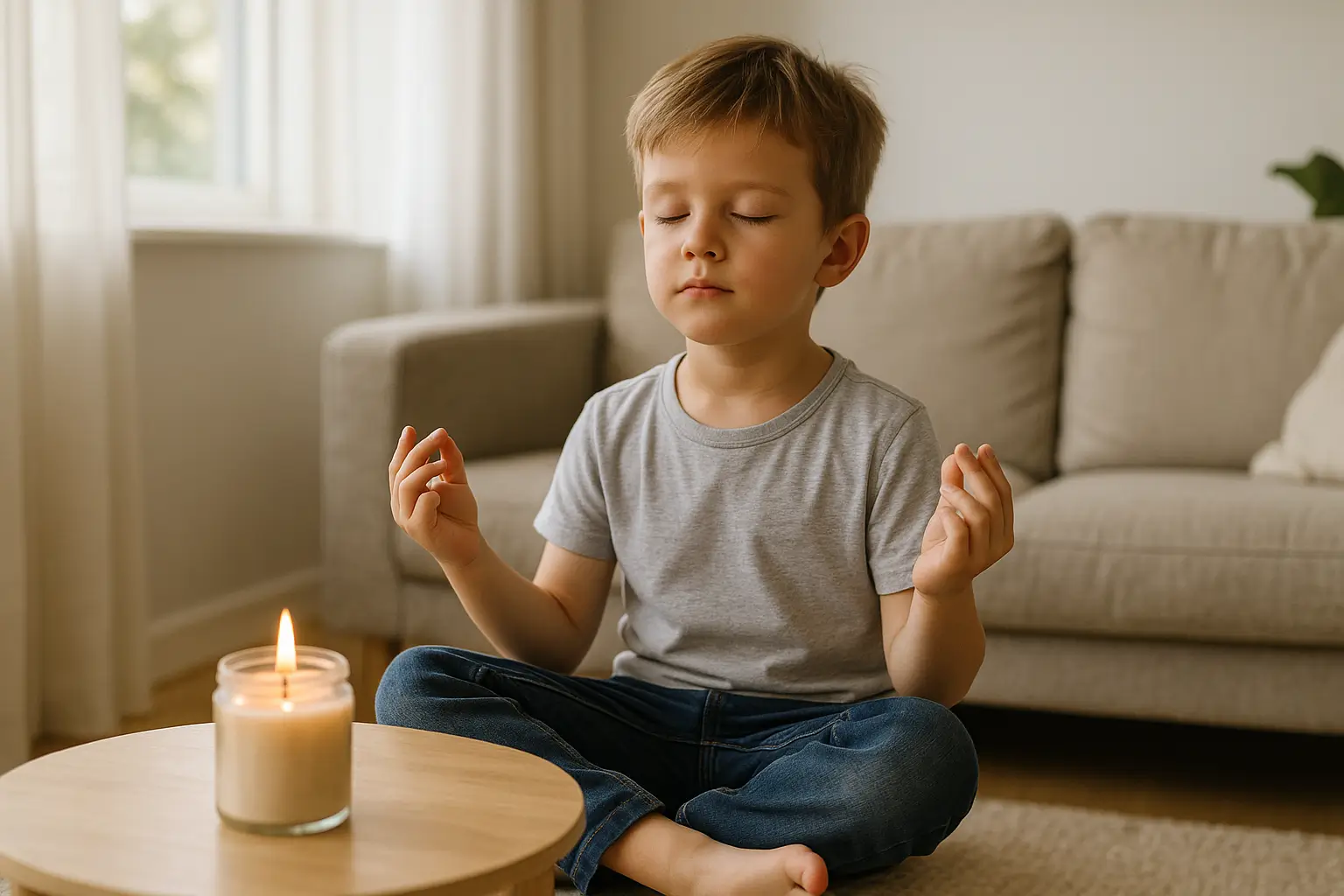 Rutina meditación infantil